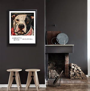 Pit Bull Dog Print ~ Roxy - An Act of Dog-Museum of Compassion 