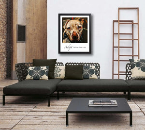 Adopt-To Find True Love/ Giclée Dog Print - An Act of Dog-Museum of Compassion 