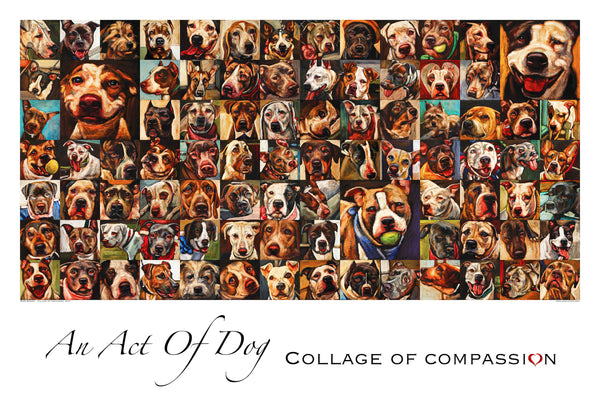 Collage of Compassion - Giclée Dog Print