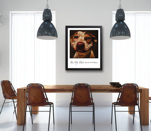 Pit Bull Dog Print ~ Katrina - An Act of Dog-Museum of Compassion 
