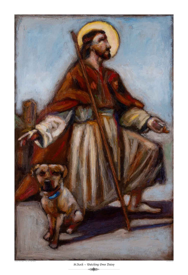 St. Roch ~ Patron Saint of Dogs - An Act of Dog-Museum of Compassion 